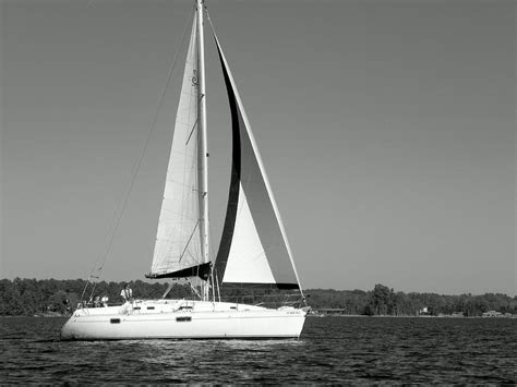 Sailboat Black And White Photograph By Lisa Wooten Fine Art America