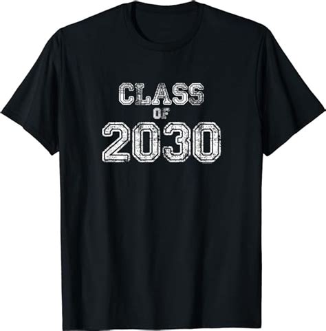 Class Of 2030 Shirt Senior 2030 Graduation T Him Her T