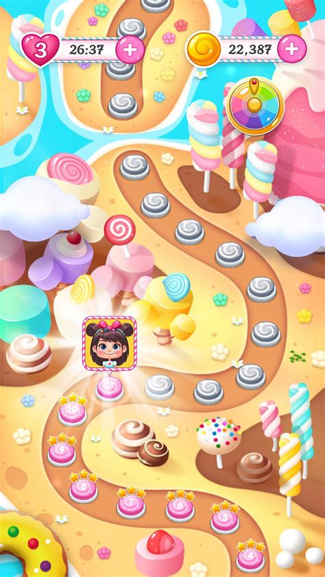 Delicious Sweets Smash : Match 3 Candy Puzzle 2020 für Android - APK herunterladen