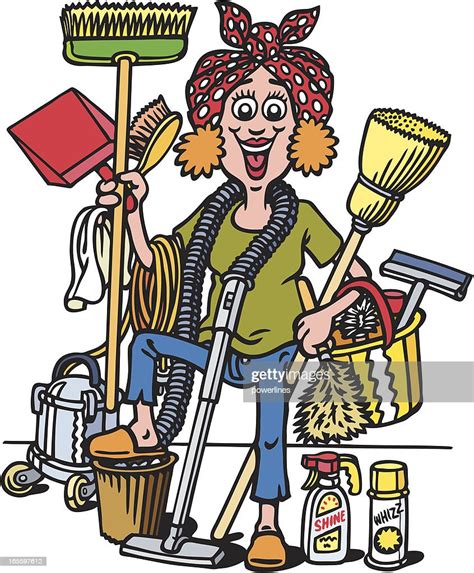 Cleaning Lady Vector Art Getty Images