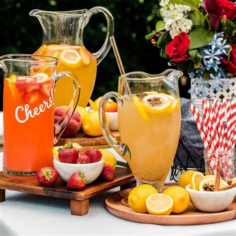How To Set Up A Lemonade Bar Flavored Recipes Celebrations At Home