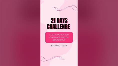 21 Days Challenge Motivation Trendingshorts Day1 Youtube