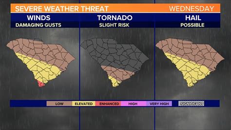 severe weather possible for south carolina today
