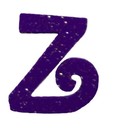 Purple Letter Z