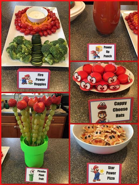 Super Mario Party Food Super Mario Party Food Mario Bros Birthday