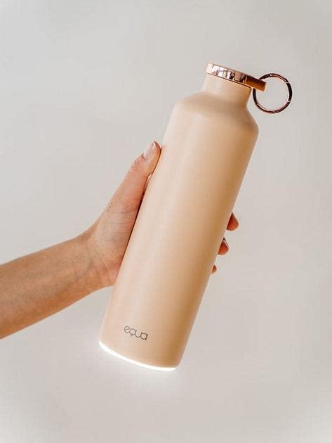 Smart Pink Blush Stainless Steel Water Bottle By Equa Equa