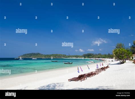 Stunning Beach On Ko Lipe Island Thailand Stock Photo Alamy