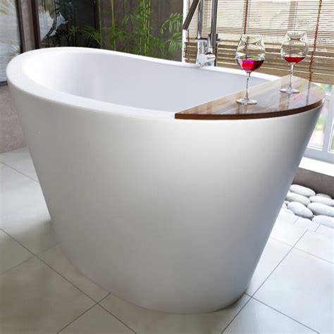 Deep bathtubs,solid surface oval deep soaking bathtub dimensions. Aquatica True Ofuro 51.5" x 36.25" Freestanding Soaking ...