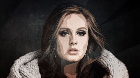 Adele Portrait Painting Adele Music Musician Singer Hd Wallpaper