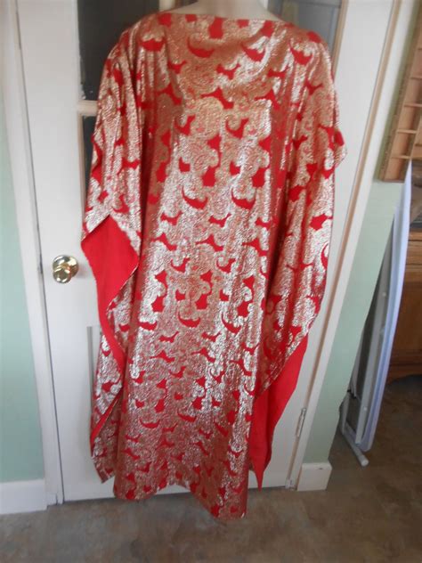 vintage 80 s caftan mrs roper would have loved this one