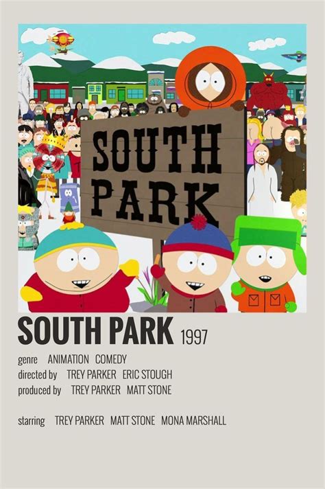 South Park South Park Poster South Park Park South