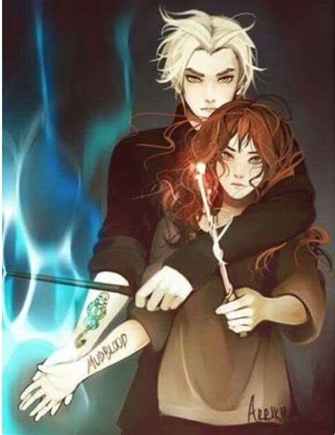 Hermione And Draco Harry Potter Fanfiction Harry Potter Anime Harry