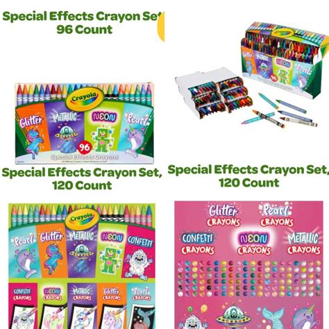 Crayola Special Effects Crayons 120s And 96scrayola Special Effects