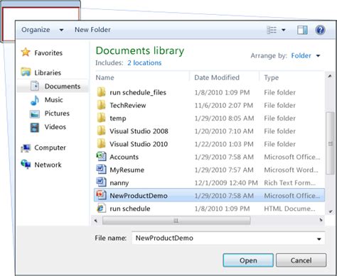 Openfiledialog Class Systemwindowscontrols Microsoft Learn