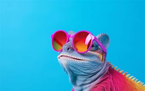 premium ai image a pink sunglasses with orange lenses and a pink pair of sunglasses