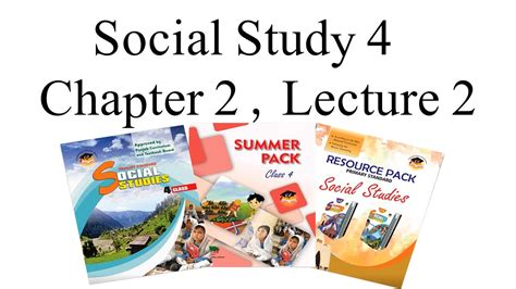 Sst Class 4 Chapter 2 Lecture 2 Youtube