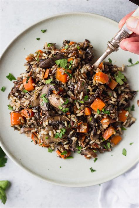 On occasion, manufacturers may improve or change their product formulas and update their labels. Vegetarian Herbed Wild Rice with Mushrooms | Fork in the ...