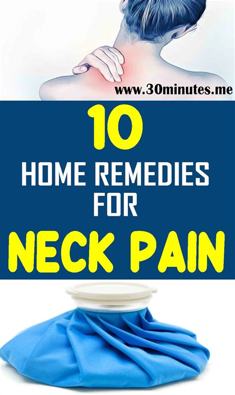 Top 10 Home Remedies For Neck Pain