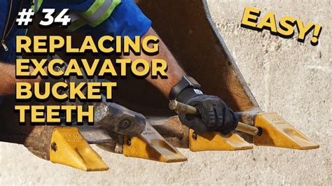 How To Change Excavator Bucket Teeth Easy Diy For A John Deere 85g