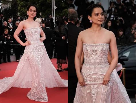 Kangana Ranaut In A Pink Gown At Cannes 2019 South India Fashion