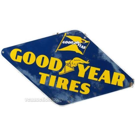 Goodyear Tires Diamond Shaped Sign 48x27
