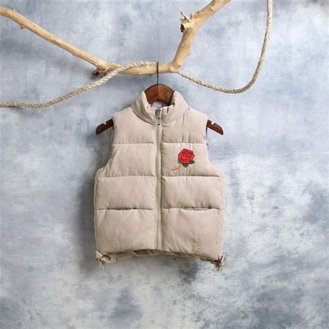 Jmffy New Autumn Winter Girls Vests Children Cotton Warm 2018 Vest Baby