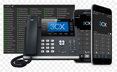 3cx Phone System Telefone Voip Telefone Comercial Do Sistema Png