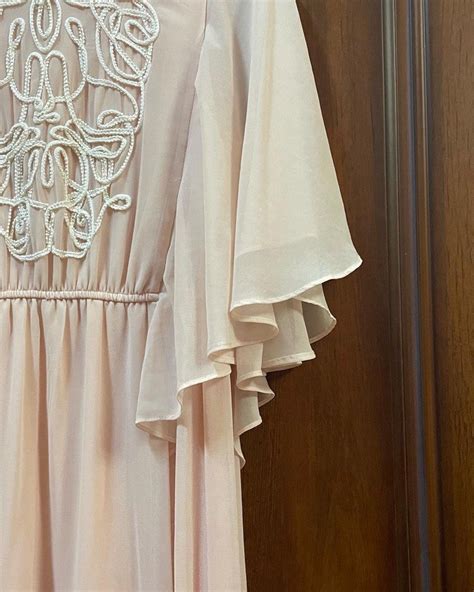 For Rent Nichii Flowy Nude Dress Women S Fashion Muslimah Fashion