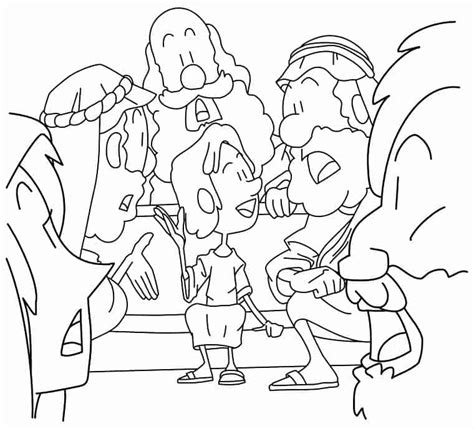 Young Boy Jesus in the Temple Coloring Page (Luke 2:41-52) | Ministry-To-Children