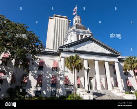 New Florida State Capitol Building Tallahassee And Historic Capitol