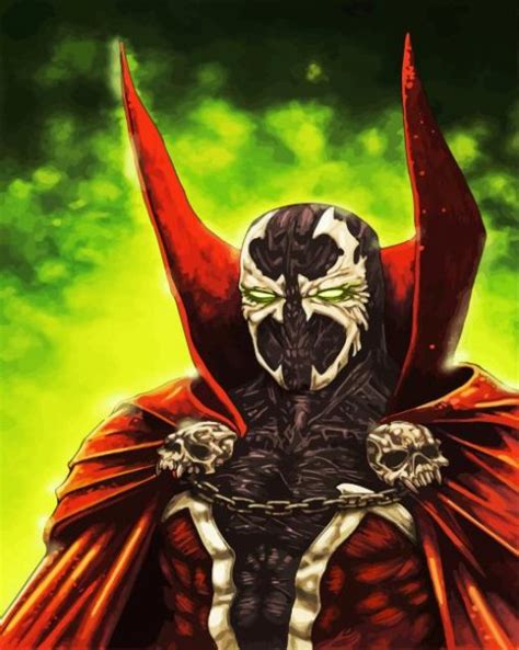 The Spawn Character Paint By Numbers Canvas Paint By Numbers
