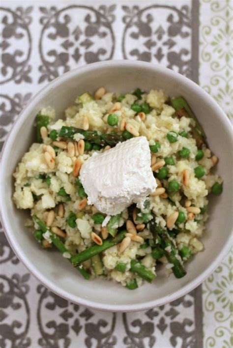 Lo sapevate che i cavolfiori sono molto facili da cucinare? Risotto cremoso di cavolfiore con piselli, asparagi e ...