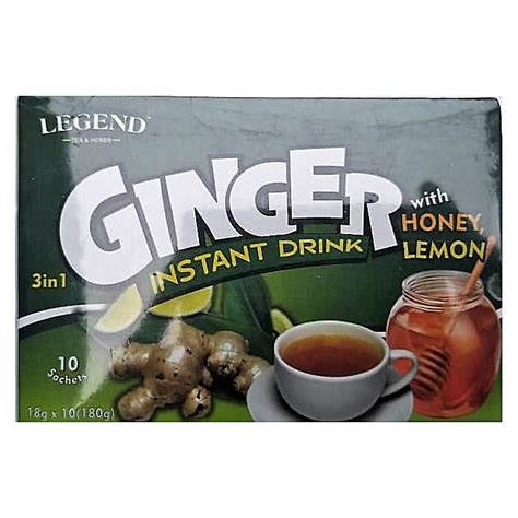 Legend 3 In 1 Ginger Instant Drink Honey And Lemon Caffein Free Airgym