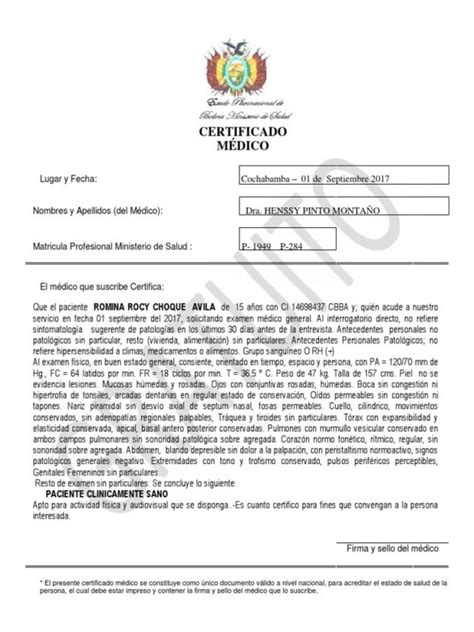 Certificado Medico Formato Pdf Actualizado Agosto Vrogue