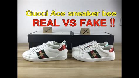 Real Vs Fake Gucci Ace Sneaker Compare Gucci Ace Sneakers Sneakers