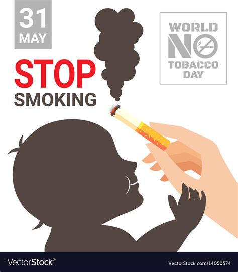 So here is the poster drawing that is easy to make and you can make such drawing for competition as well. World no tobacco day poster for stop smoking Vector Image