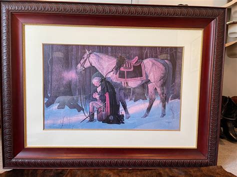 Prayer At Valley Forge Arnold Friberg 58x58 Canvas Etsy