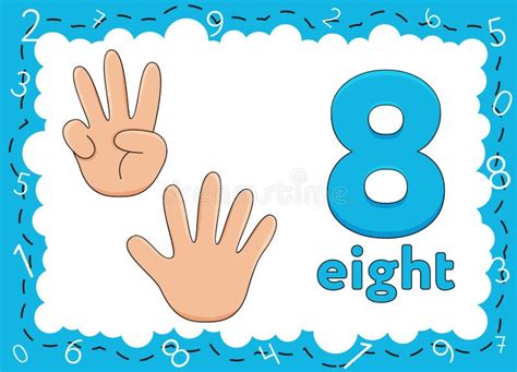 Kid Counting Fingers Stock Illustrations 132 Kid Counting Fingers