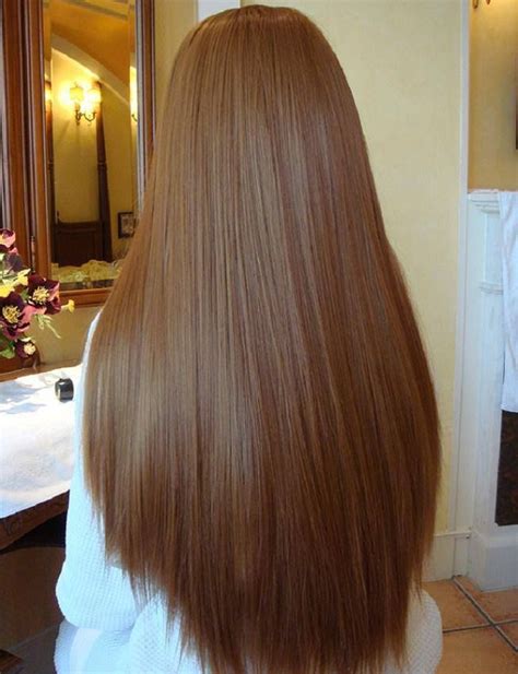 Straight Brown Waist Length Curve Cut HAIR Pinterest Hair Style