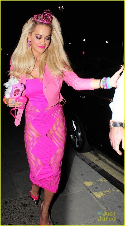 Rita Ora Looks Pretty In Pink As Barbie For Halloween Photo 737045 Photo Gallery Just