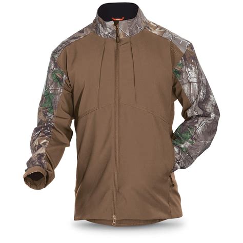 511 Tactical Mens Realtree Colorblock Sierra Softshell Jacket
