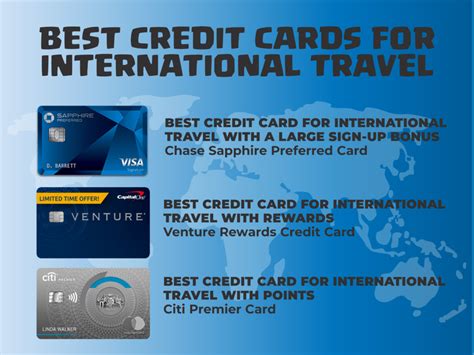 Credit Card For International Travel 15 Best Travel Credit Cards Of