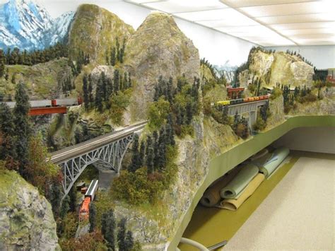 Best Ho Scale Mountain Scenery Layout Model Railroad Model Train