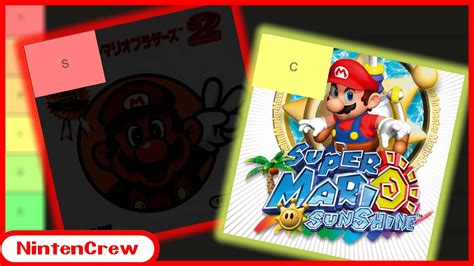 Ranking Every Mainline Mario Game Youtube