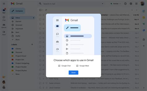 Gmails Redesigned Interface Including Chat And Meet Is Now The New