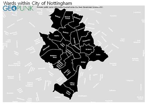 Map And Details For Nottingham City Council Local Authority