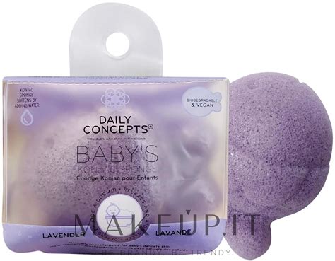 Daily Concepts The Daily Baby Konjac Sponge Lavender Spugna Da Bagno