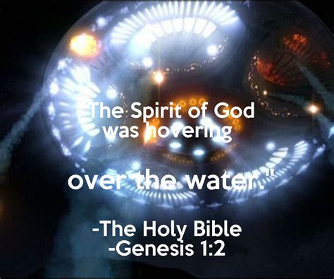The Spirit Of God Was Hovering Over The Water The Holy Bible