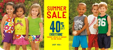 The Childrens Place Canada Summer Sale Save 40 On Everything Plus