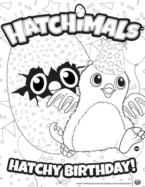Hatchimals coloring pages free printable.hatchimals is a line of robotic toys produced by spin master. Hatchimals Coloring Pages - GetColoringPages.com